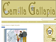 Tablet Screenshot of camilla-gallapia.com